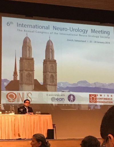 6th International Neurourology Meeting. Zurich, Switzerland. 2018